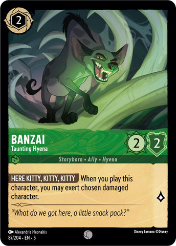 Banzai - Taunting Hyena (87/204) [Shimmering Skies]
