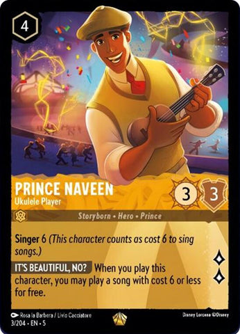 Prince Naveen - Ukulele Player (3/204) [Shimmering Skies]